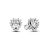 Clous d’Oreilles Halo Cœur Scintillant