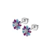 Clous d'oreilles Lotus Silver Colors LP3560-4-2 Argent Multicolore