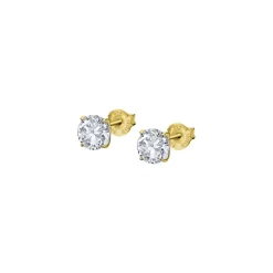 Clous d'oreilles Lotus Silver Essentials LP2005-4-5 Argent doré