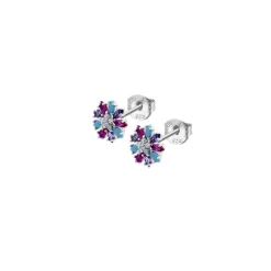 Clous d'oreilles Lotus Silver Colors LP3560-4-2 Argent Multicolore