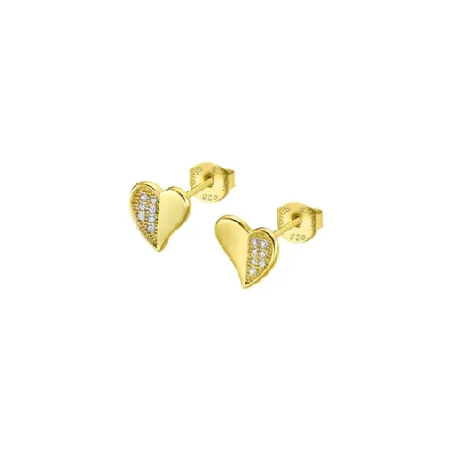Clous d'oreilles Lotus Silver Moments LP3534-4-2 Argent doré