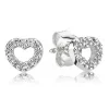 Clous d'Oreilles Pandora Moments Cœur Ouvert