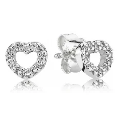 Clous d'Oreilles Pandora Moments Cœur Ouvert
