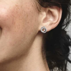 Clous d’Oreilles Pandora Moments - Cercles Ma Famille pour Toujours