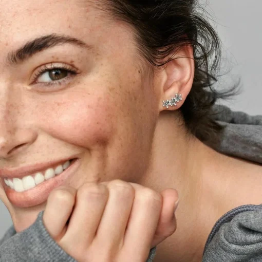 Clous d'Oreilles Pandora Moments Marguerite