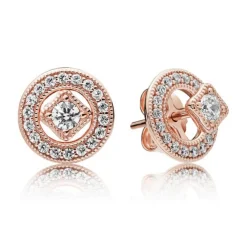 Clous d'Oreilles Pandora Timeless Cercle Vintage