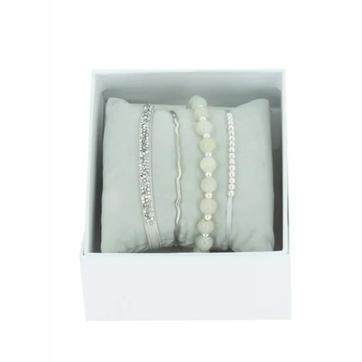 Coffret Les Interchangeables A54389 - Strass Box Jonc Fil Gris Femme