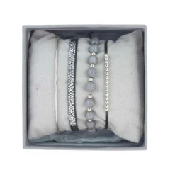 Coffret Les Interchangeables A54388 - Strass Box Jonc Fil Gris Femme