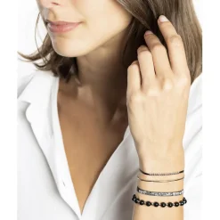 Coffret Les Interchangeables A54389 - Strass Box Jonc Fil Gris Femme