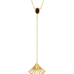 Collier Arielle Doré & Onyx Noir