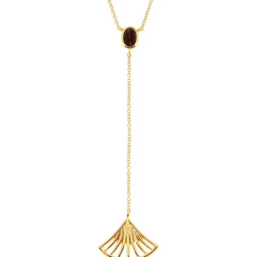 Collier Arielle Doré & Onyx Noir