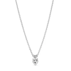 Collier avec Pendentif Pandora Timeless - Double Cœur Scintillant