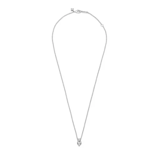 Collier avec Pendentif Pandora Timeless - Double Cœur Scintillant