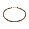 Collier Blima en pierres Oeil de Tigre