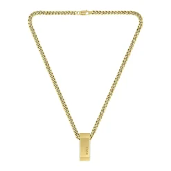 Collier Boss Bijoux Homme en Acier Doré