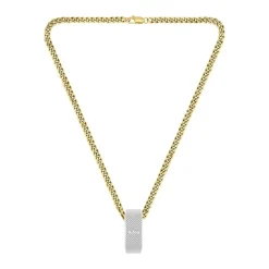 Collier Boss Bijoux Homme en Acier Doré