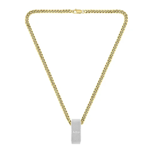 Collier Boss Bijoux Homme en Acier Doré