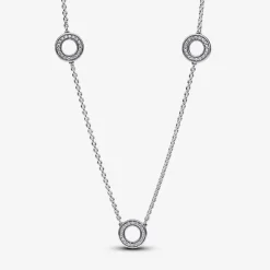 Collier Cercles Pavés