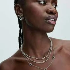 Collier Cercles Pavés