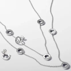 Collier Cercles Pavés