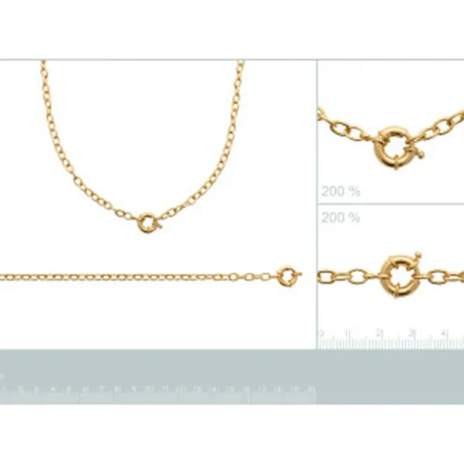 Collier Chaine femme Maison de la Bijouterie Plaqué or YUY00W4Y
