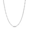 Collier Chaîne à Maillons Allongés Argent
