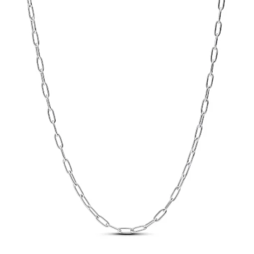 Collier Chaîne à Maillons Allongés Argent