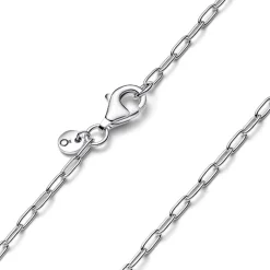 Collier Chaîne à Maillons Allongés Argent