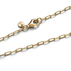 Collier Chaîne à Maillons Allongés Doré