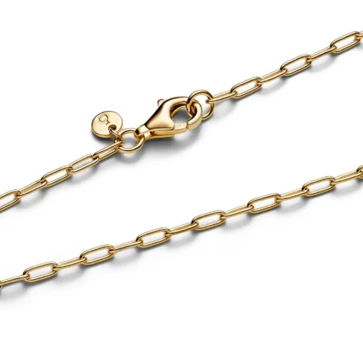 Collier Chaîne à Maillons Allongés Doré
