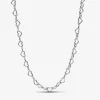 Collier Cœurs Imbriqués Argent