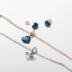 Collier Cœurs Imbriqués Argent