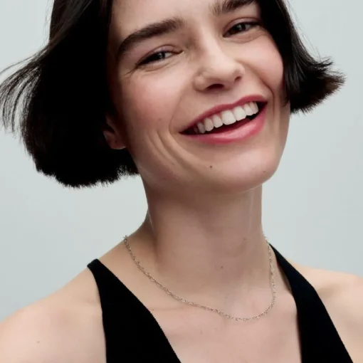 Collier Cœurs Imbriqués Argent