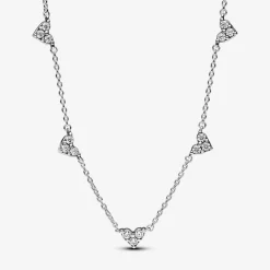 Collier Cœurs Trios de Pierres