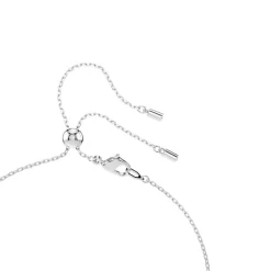Collier en Y Ariana Grande x Swarovski, Tailles variées, Cœur, Blanc, Métal rhodié