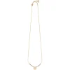 Collier et pendentif Clyda BCL26BBGT - Laiton Doré