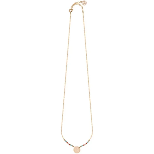 Collier et pendentif Clyda BCL26BBGT - Laiton Doré