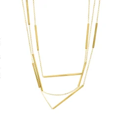 Collier et pendentif Diva Gioielli Ray 20108-006 - Argent Doré
