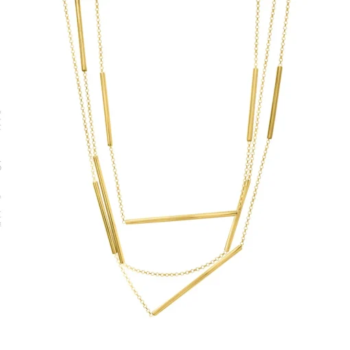 Collier et pendentif Diva Gioielli Ray 20108-006 - Argent Doré
