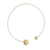 Collier et pendentif Diva Gioielli Eclisse 17333-003 - Argent Doré