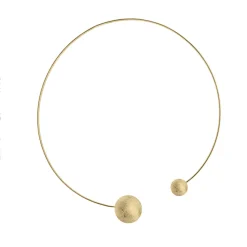 Collier et pendentif Diva Gioielli Eclisse 17333-003 - Argent Doré
