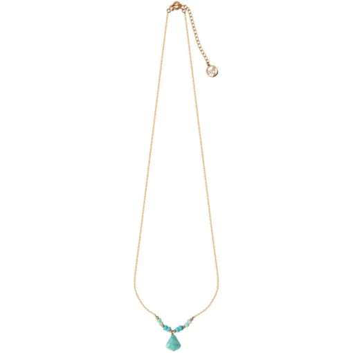 Collier et pendentif femme Clyda BCL25BBGT - Laiton Doré