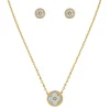 Collier et pendentif Femme Edforce 274-0035-S - Acier Doré