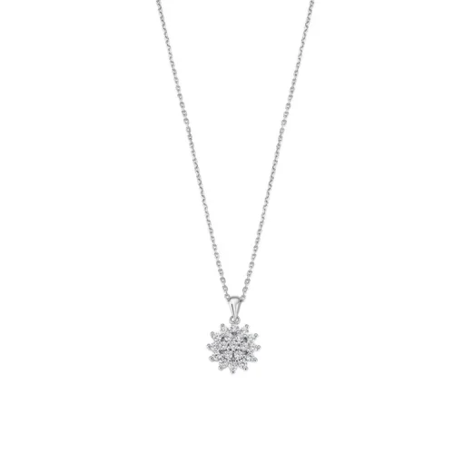 Collier et pendentif Femme Lotus Silver LP3081-1-1