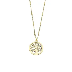 Collier et pendentif Femme Lotus Silver LP1890-1-2
