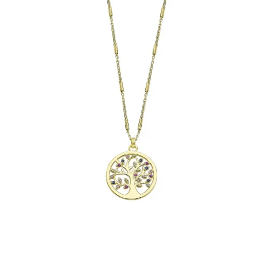 Collier et pendentif Femme Lotus Silver LP1890-1-2