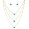 Collier et pendentif Femme Edforce 226-0045-S - Acier Doré