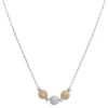 Collier et pendentif Femme Edforce 541-0046-N - Acier Argenté