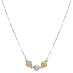 Collier et pendentif Femme Edforce 541-0046-N - Acier Argenté