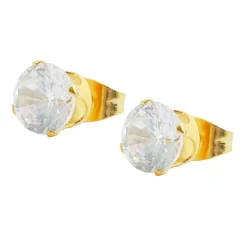 Collier et pendentif Femme Edforce 300-0127-S - Acier Doré